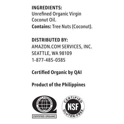 Aceite De Coco Virgen Orgánico 1280 Ml Marca Happy Be Hidratación Natural Para Piel Cabello Y Cocina