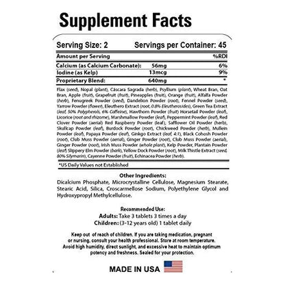 Linopal 90 Tabletas Suplemento Dietético Natural Digestión Saludable