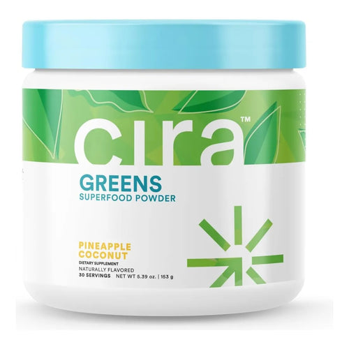 Polvo De Superalimento Espirulina Orgánica Sabor Piña Y Coco 30 Porciones