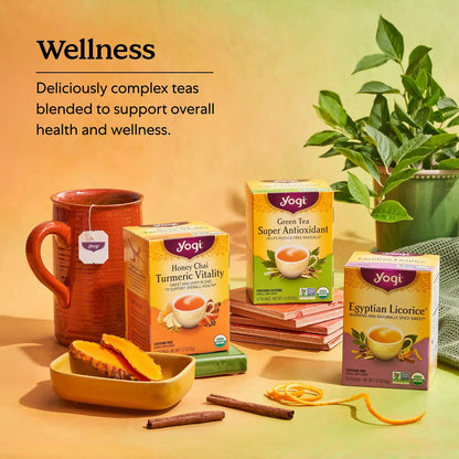Té Orgánico Vitalidad Miel Chai Cúrcuma 96 Bolsas - Salud Y Bienestar