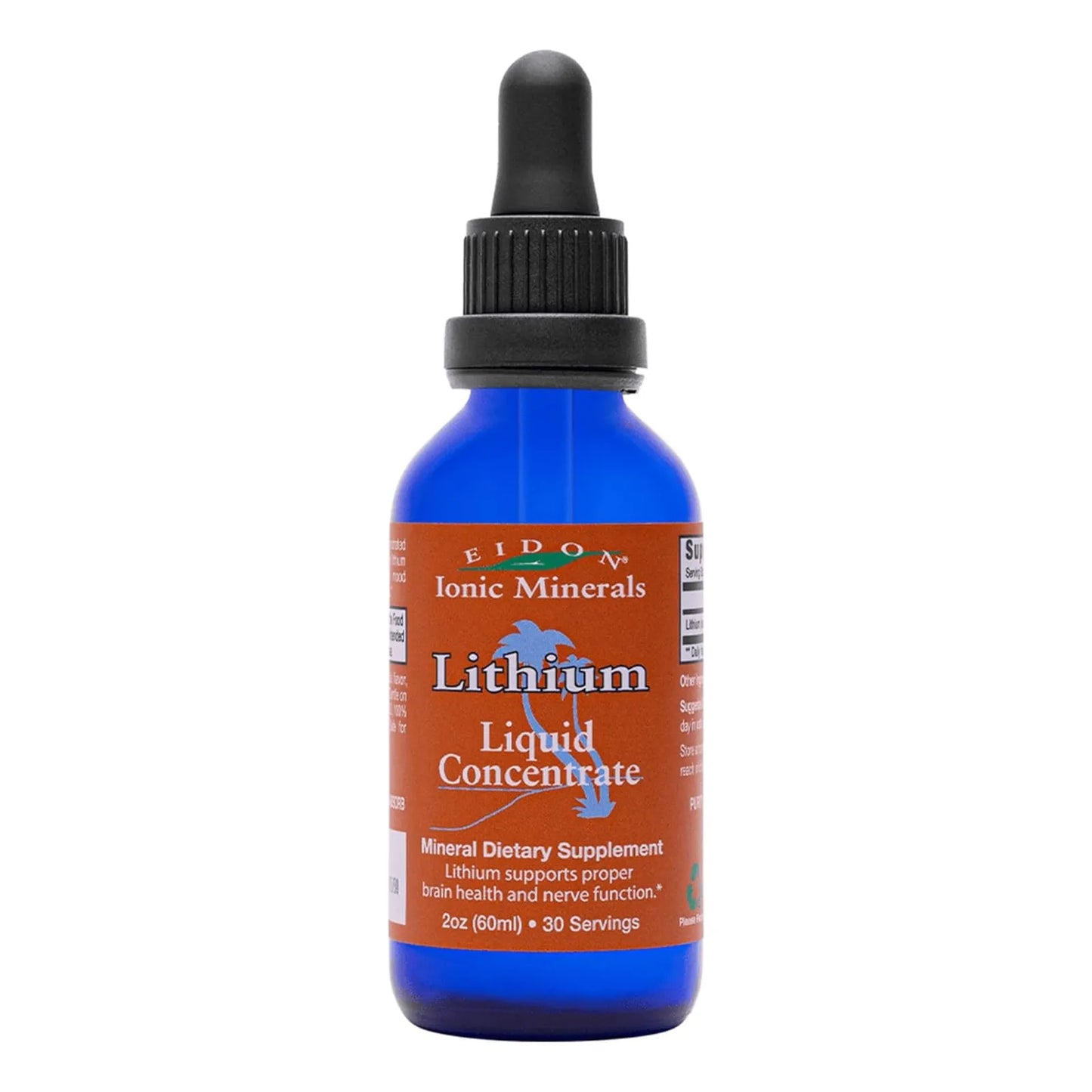 Gotas De Cloruro De Litio Liquido Eidon Ionic Minerals Suplemento Para Salud Cerebral Y Cognicion
