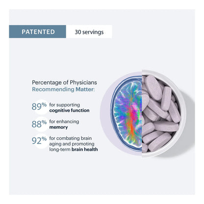 Matter Suplemento Cerebral 30 Porciones Omega 3 DHA Memoria Concentracion