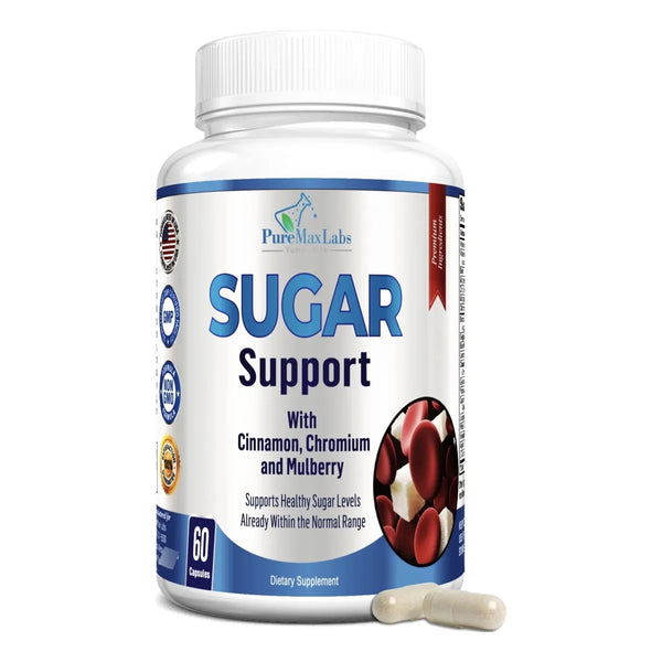 Suplemento Azúcar Canela Cromo 20 Hierbas Vitaminas 60 Cápsulas Equilibrio Energía