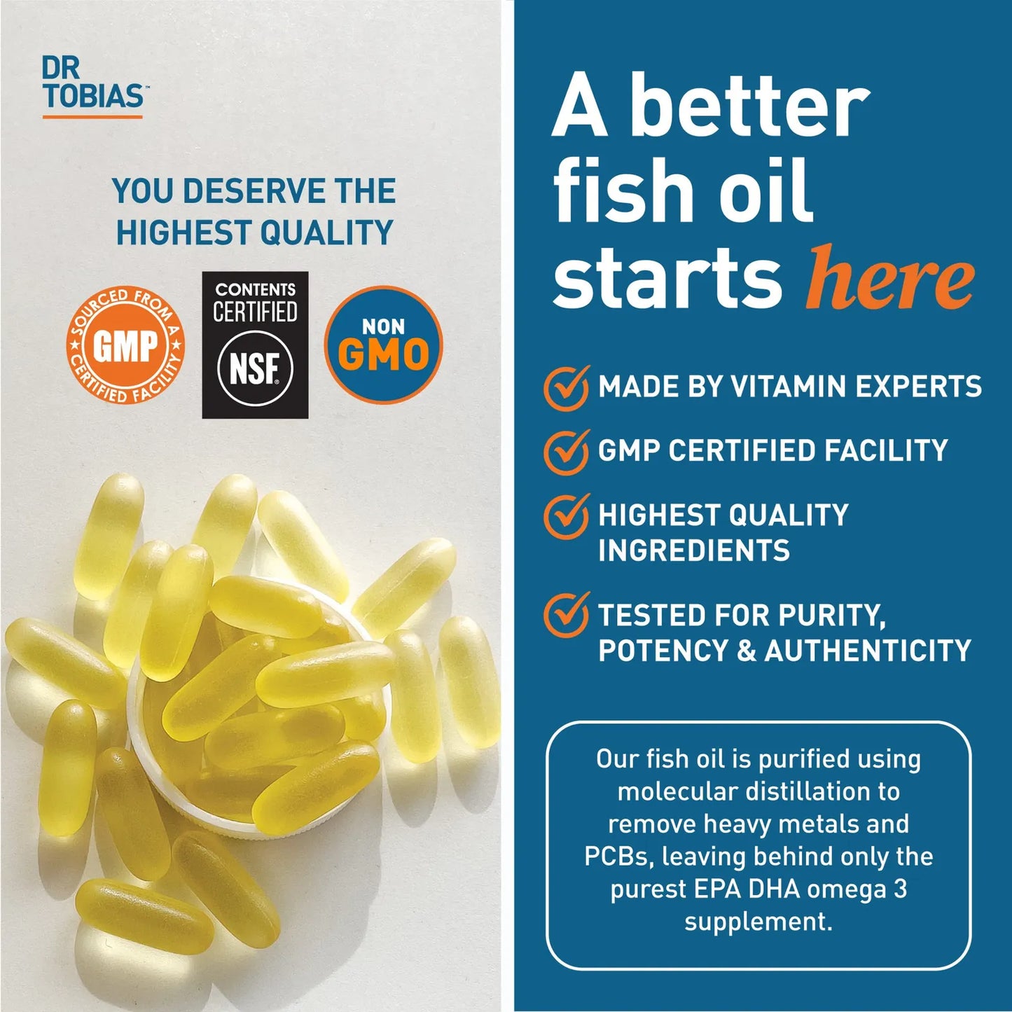 Aceite De Pescado Omega 3 Triple Fuerza 2000 Mg EPA DHA 90 Capsulas