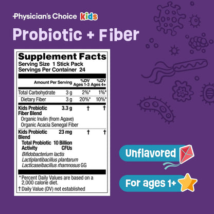 Probióticos Con Fibra Prebiótica Para Niños Mayores De 1 Año Apoya Digestión Saludable
