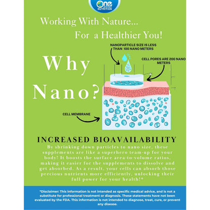 Nano Curcumina 500 Mg Capsulas Vegetales Alta Absorcion Salud Inmunologica