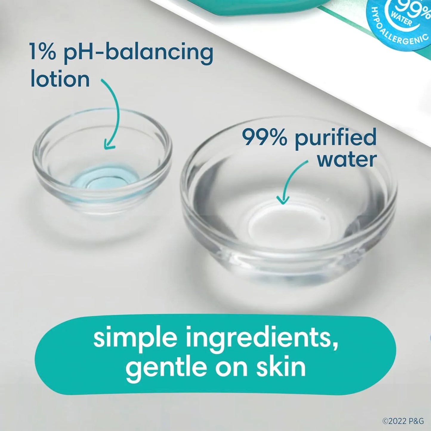 Toallitas Pampers Aqua Pure 896 Unidades Hipoalergénicas Sin Perfume
