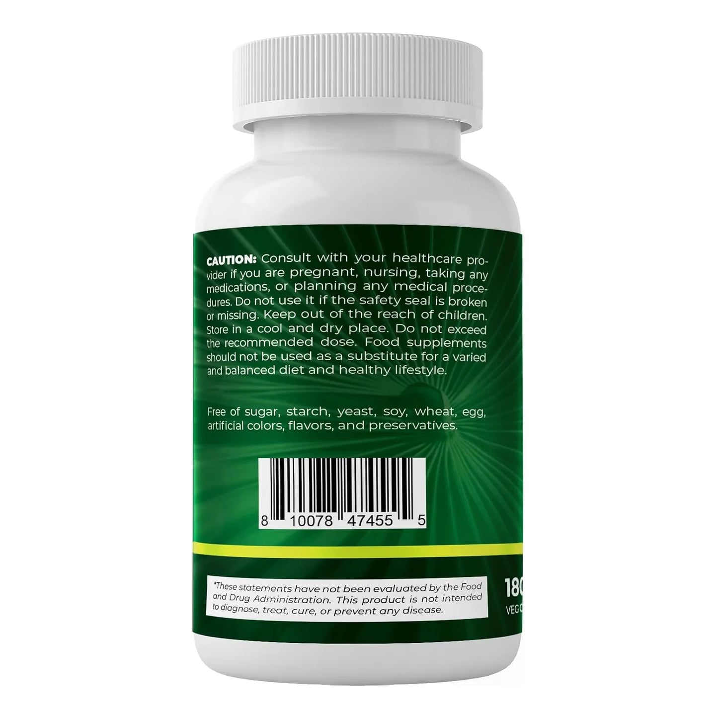 Extracto De Palma Enana Americana Capsulas 180 Unidades Soporte Prostático Natural