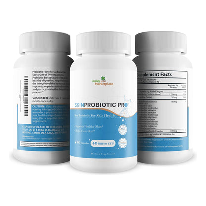 Skin Probiotic Pro Suplemento Para Piel Sana Reduce Imperfecciones 40 Mil Millones Ufc