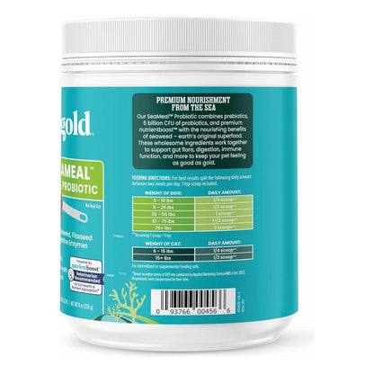 Mezcla En Polvo De Algas Con Probióticos Para Perros Y Gatos Salud Digestiva Y Pelaje Brillante
