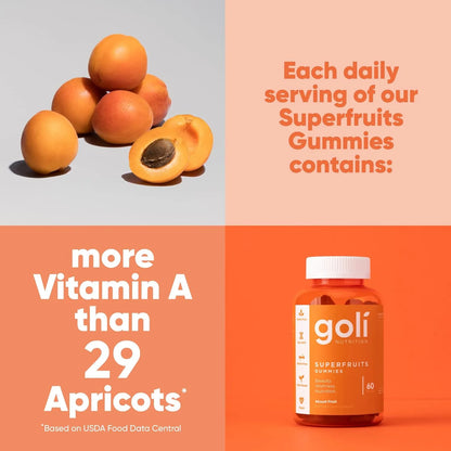 Gomitas Vitaminicas Superfruits Goli 60 Unidades Colageno Piel Radiante