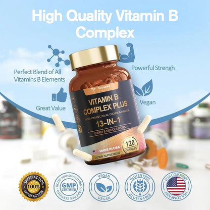 Complejo Vitamina B Totaria Bienestar Diario 120 Cápsulas - Imagen 3