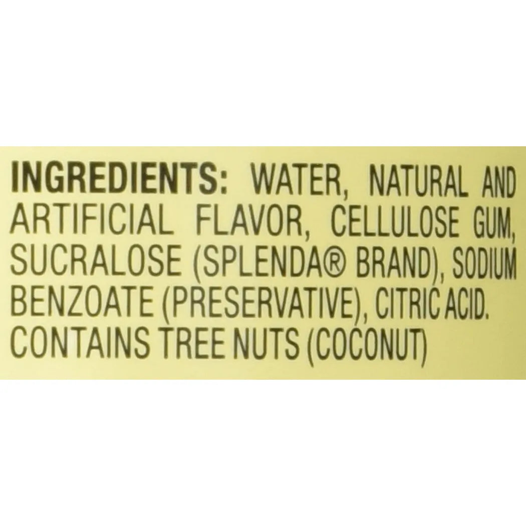 Jarabe De Coco Sin Azúcar 750ml Con Splenda Sabor Dulce Natural