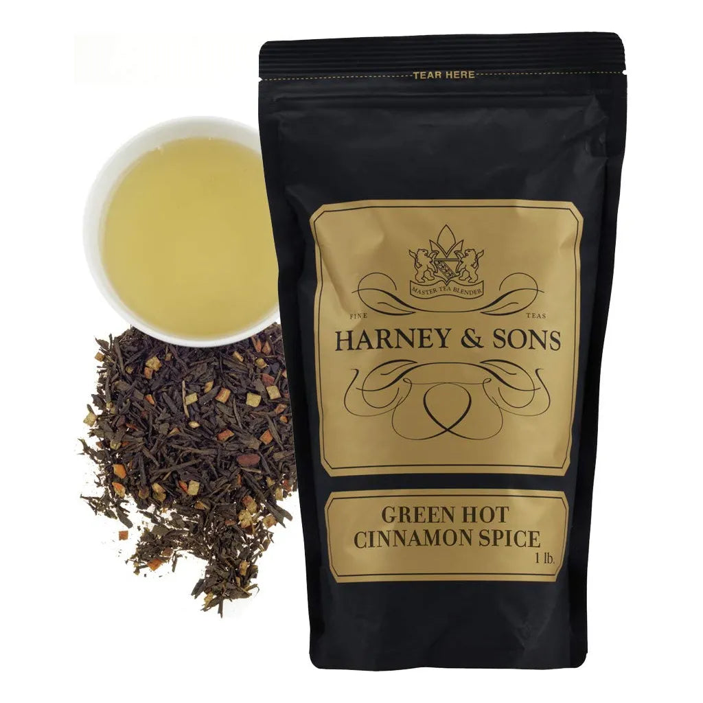 Té Verde De Canela Picante Harney And Sons 16 Onzas Hojas Sueltas