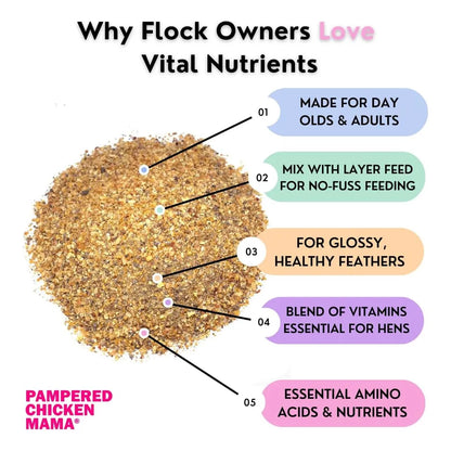 Vitaminas De Pollo Refuerzo De Huevos Aves Corral 680 Gramos Nutricion Premium