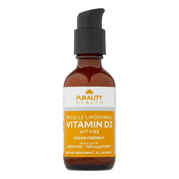 Vitamina D3 Liquida Con K2 Liposomal Absorcion Mejorada Vegana 30 Dias