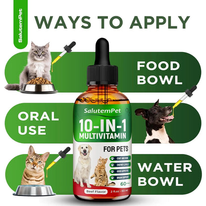 Multivitaminas Esenciales Para Perros Y Gatos Mezcla Nutriti Importado Estados Unidos