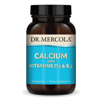 Calcio Con Vitaminas D3 K2 90 Capsulas Dr Mercola Salud Osea Y Cardiovascular