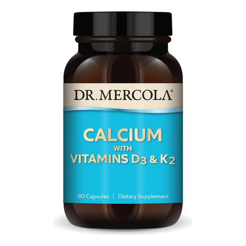 Calcio Con Vitaminas D3 K2 90 Capsulas Dr Mercola Salud Osea Y Cardiovascular