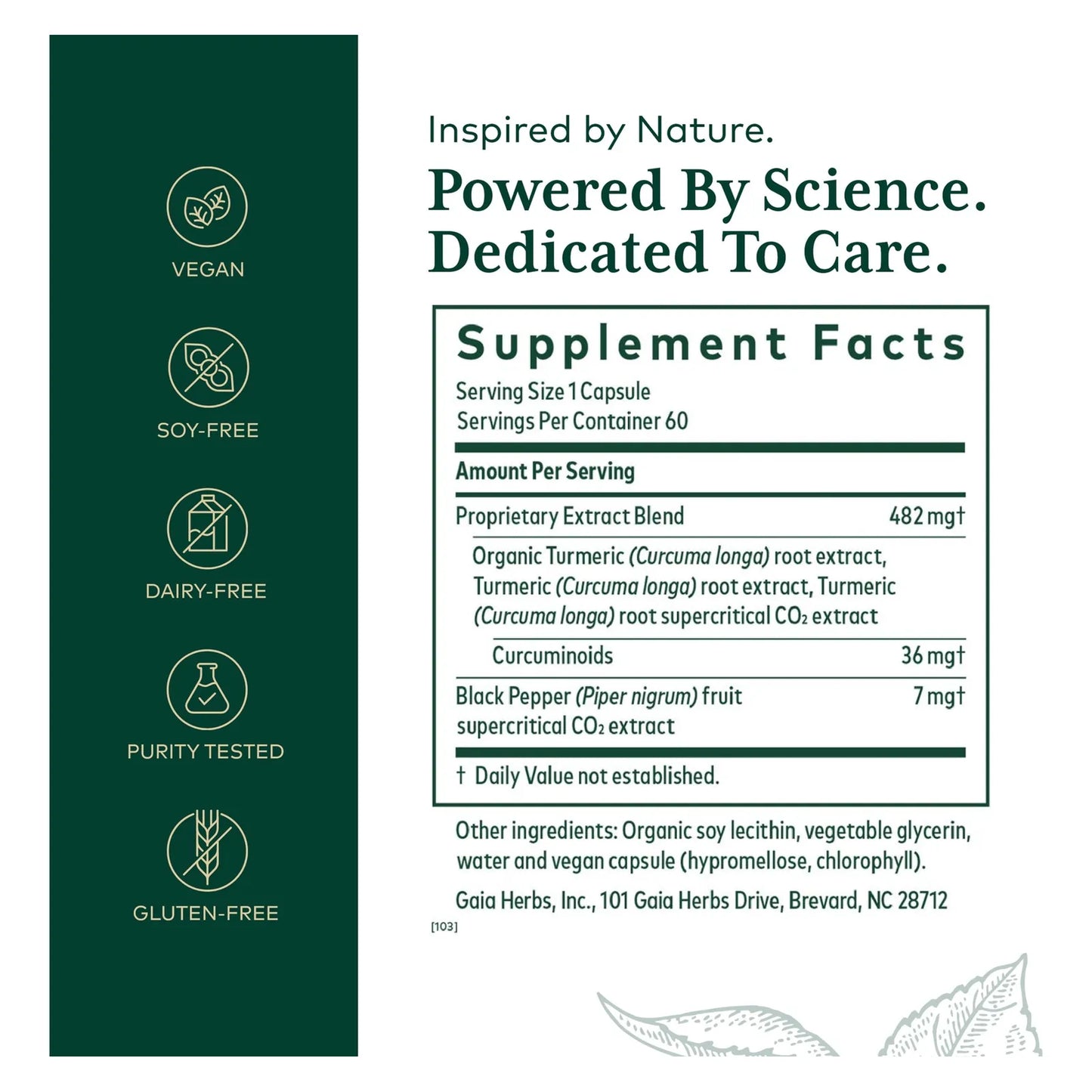 Cápsulas De Cúrcuma Suprema 60 Unidades Antiinflamatorias Y Antioxidantes
