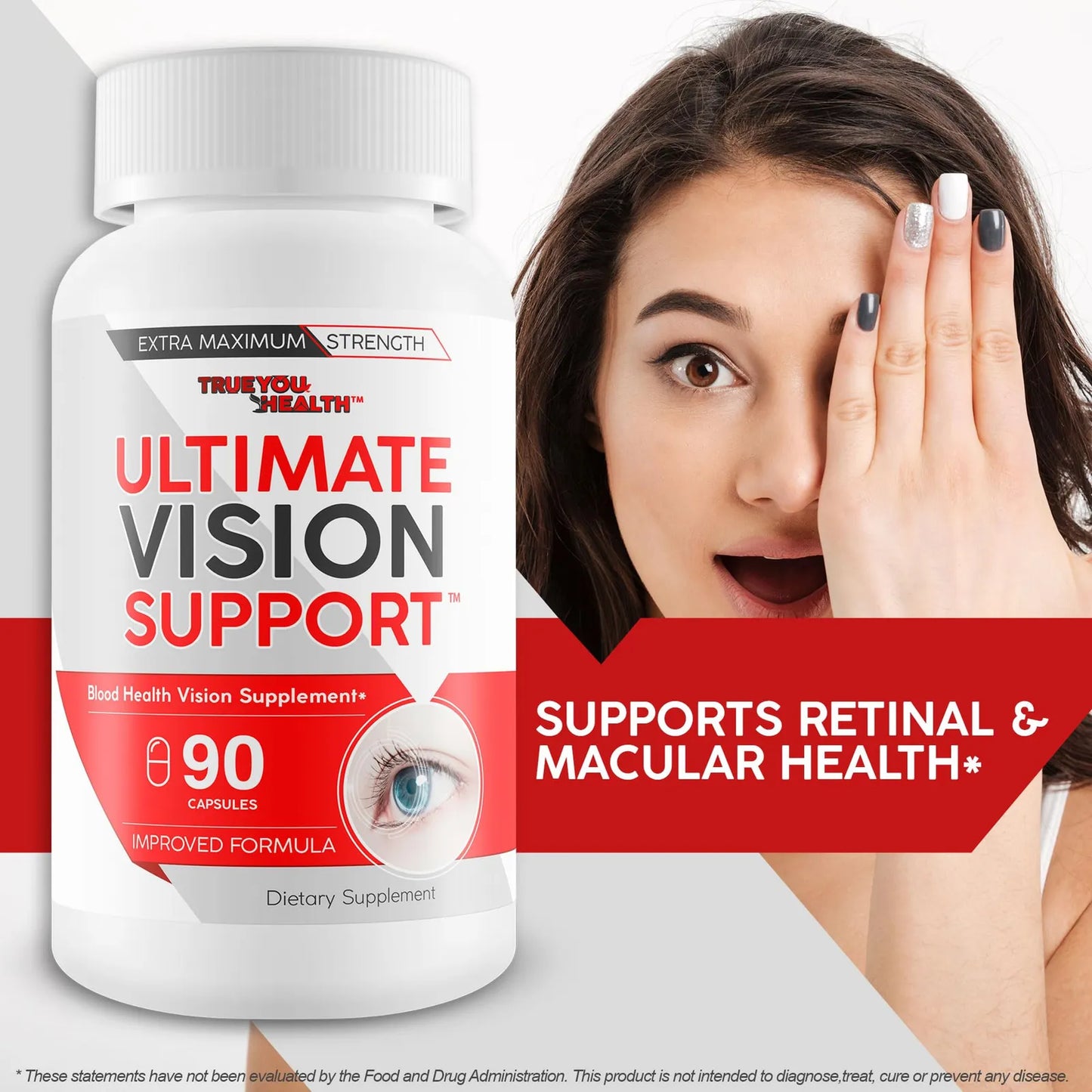Suplemento Ultimate Vision Support Con Luteina Y Zeaxantina Para Mejorar La Vision