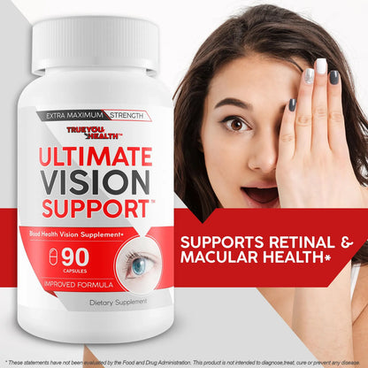 Suplemento Ultimate Vision Support Con Luteina Y Zeaxantina Para Mejorar La Vision
