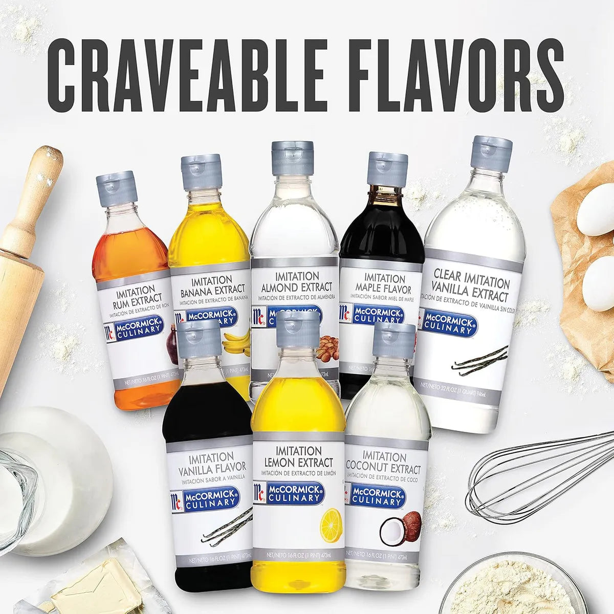 Extracto De Vainilla McCormick Gran Tamaño Puro Y Natural Para Postres