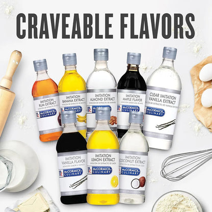 Extracto De Vainilla McCormick Gran Tamaño Puro Y Natural Para Postres