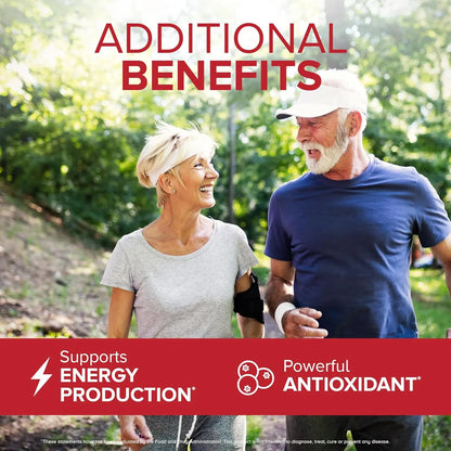 Qunol Coq10 Cápsulas Blandas 200 Mg Ultra Absorción Para Salud Cardíaca Y Energía - Imagen 5