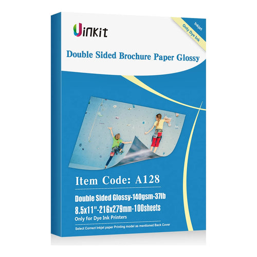 Papel Brillante Doble Cara 100 Hojas A4 140gsm Para Impresion Profesional