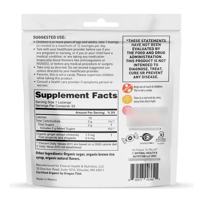 Dulce De Moras Orgánicas Con Jengibre Tummydrops 60ml Alivio Digestivo Natural