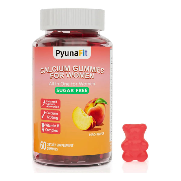 Gomitas Masticables Calcio 1200 Mg Con Vitamina D3 Magnesio Zinc Veganas Sin Azucar