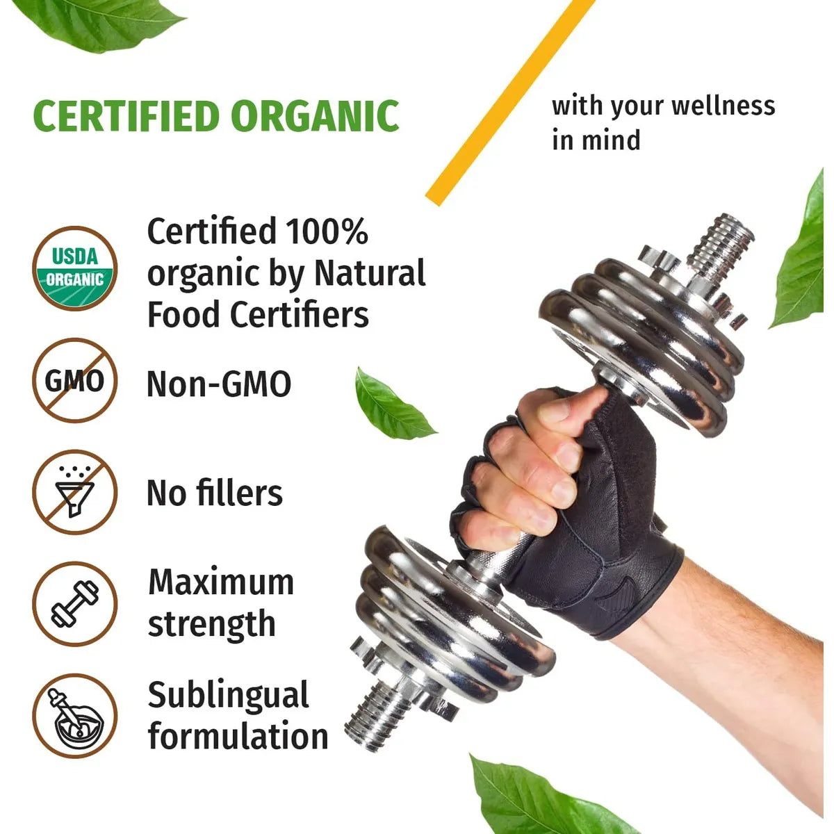 Gotas Orgánicas Vitamina D3 K2 Mct Omega 3 5000 Ui Máxima F Energía Y Salud