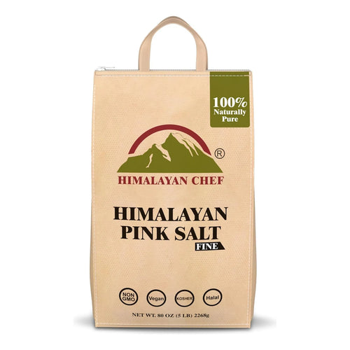 Sal Rosa Himalaya Fina 2.27 Kg Himalayan Chef Pura Y Natural Envase Practico