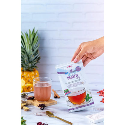 Benefit Plus Té Verde Y Rojo Con Hibisco Y Manzana 60 Porciones