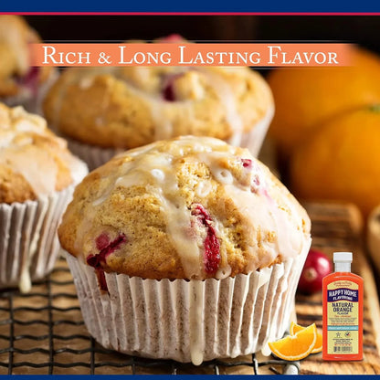 Happy Home Sabor Natural De Naranja Sin Alcohol 7 Onzas Para Cocinar Y Hornear