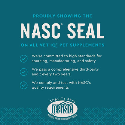 Suplemento Glucosamina Hipoalergénico Para Perros 60 Mastica VetIQ Articulaciones