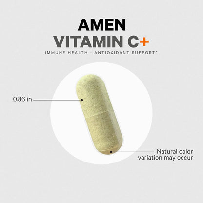 Vitamina C Con Zinc Bioflavonoides Quercetina Y Saúco 120 Cápsulas Vegano