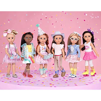 Glitter Girls Lacy Muñeca Articulada 14 Pulgadas Con Ropa Intercambiable Y Accesorios Brillantes