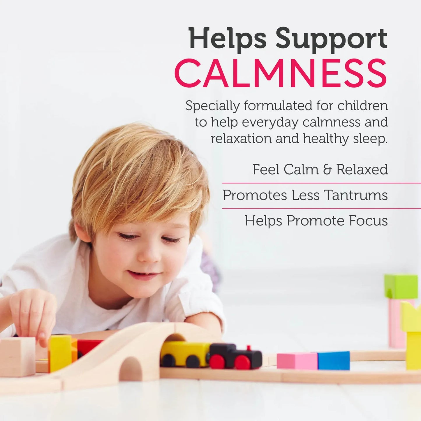 ChildCalm Magnesio Masticable Para Niños Sabor Fruta Apoyo Relajación