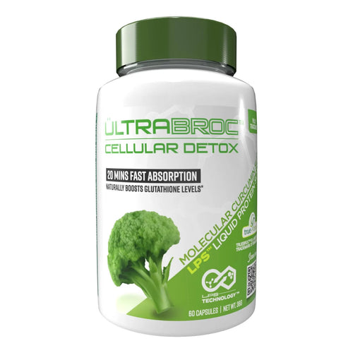 UltraBroc Suplemento Desintoxicante Con Extracto De Semilla De Brócoli Y Curcumina 60 Cápsulas