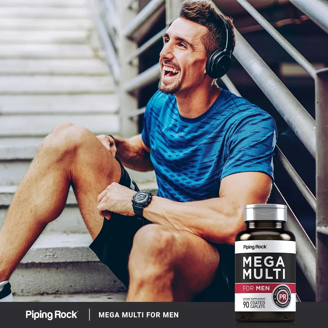 Multivitaminico Para Hombres 90 Capsulas Con Vitamina D Zinc Y Palma Enana
