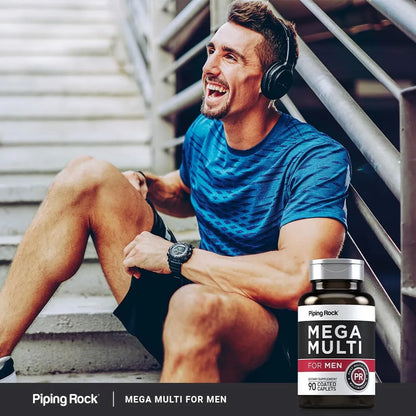 Multivitaminico Para Hombres 90 Capsulas Con Vitamina D Zinc Y Palma Enana