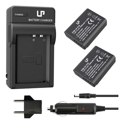 Paquete Doble Batería Y Cargador LP-E10 Compatible Canon EOS Rebel T7 T6 T5 Y Más