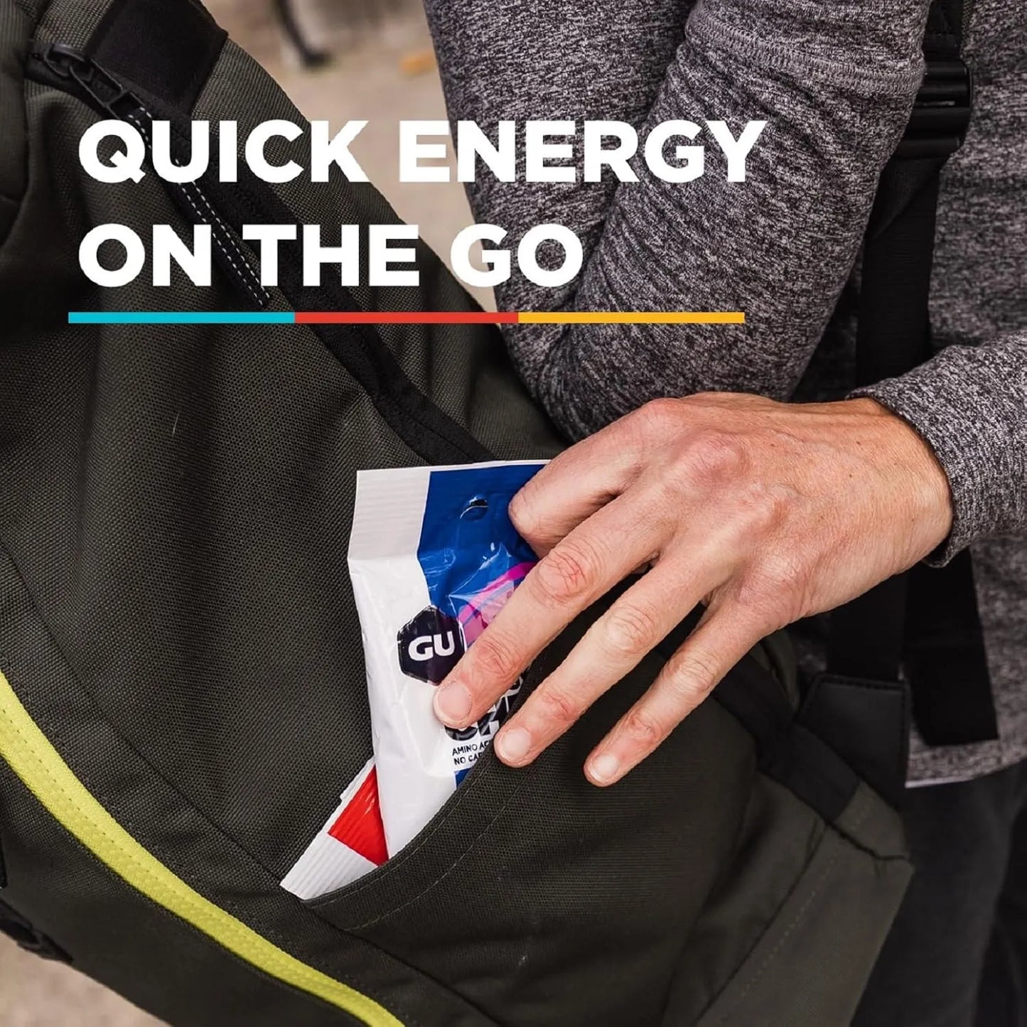 Gomitas Energéticas Con Electrolitos GU Energy Chews 12 Bolsas Sabores Variados