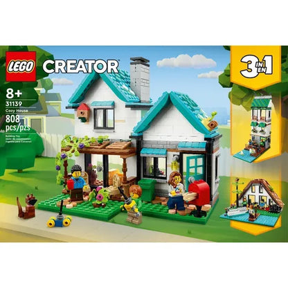 Lego Creator 3 En 1 Casa Acogedora 31139 Juego De Construcción Familiar