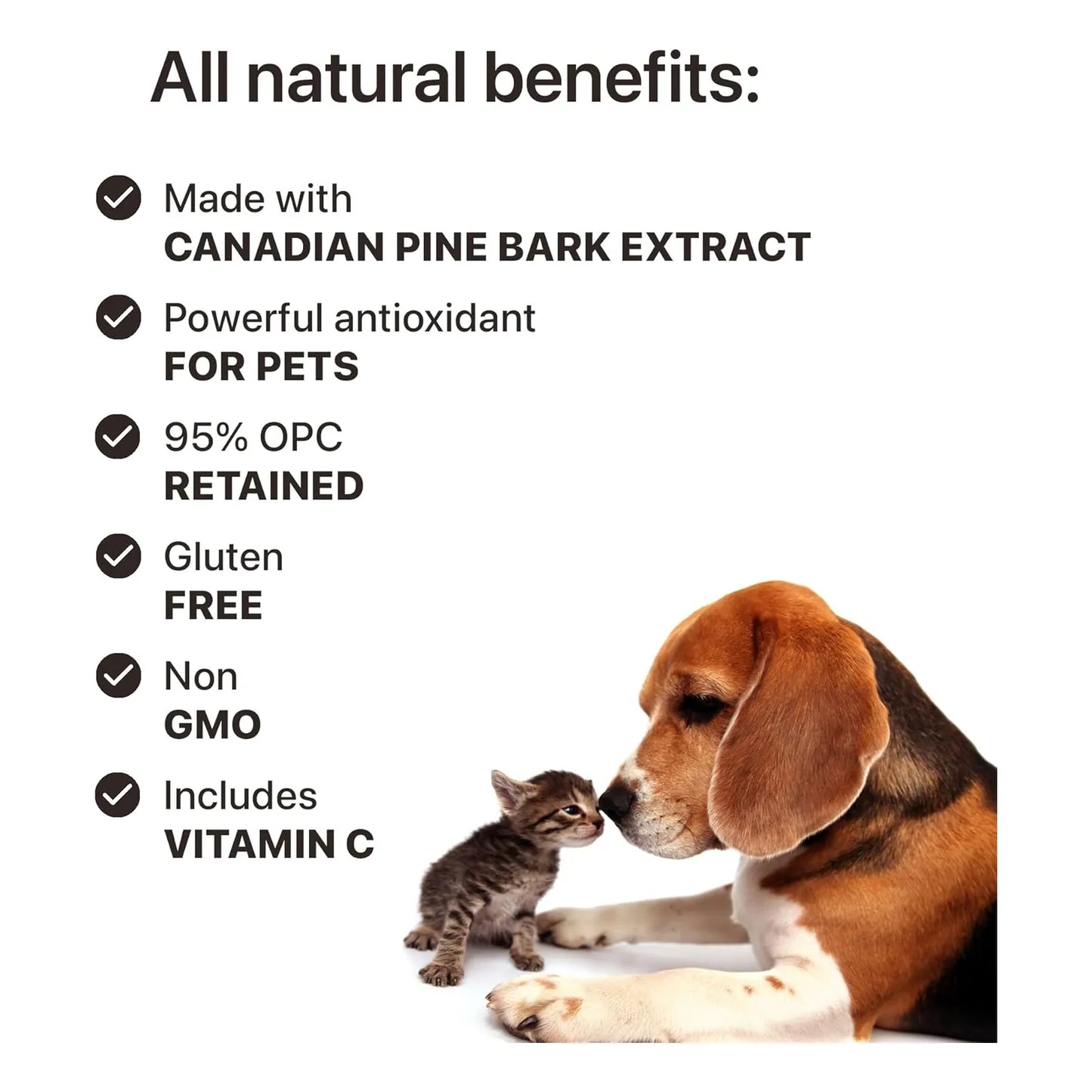 Capsulas Tru Pine Para Mascotas 60 Unidades Antioxidante Antiinflamatorio Natural