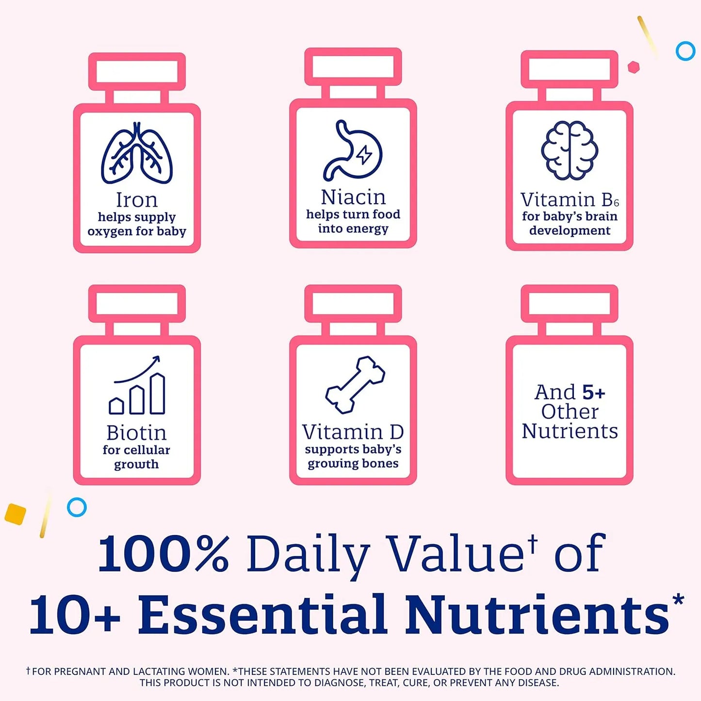 Suplemento Prenatal Enfamom Con Omega 3 DHA Y Calcio Para Embarazo Y Lactancia