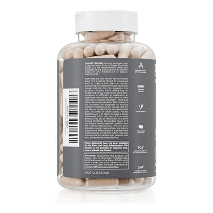 Fibra Para Hombres Original Suplemento Digestivo Con Psyllium Y Aloe Vera