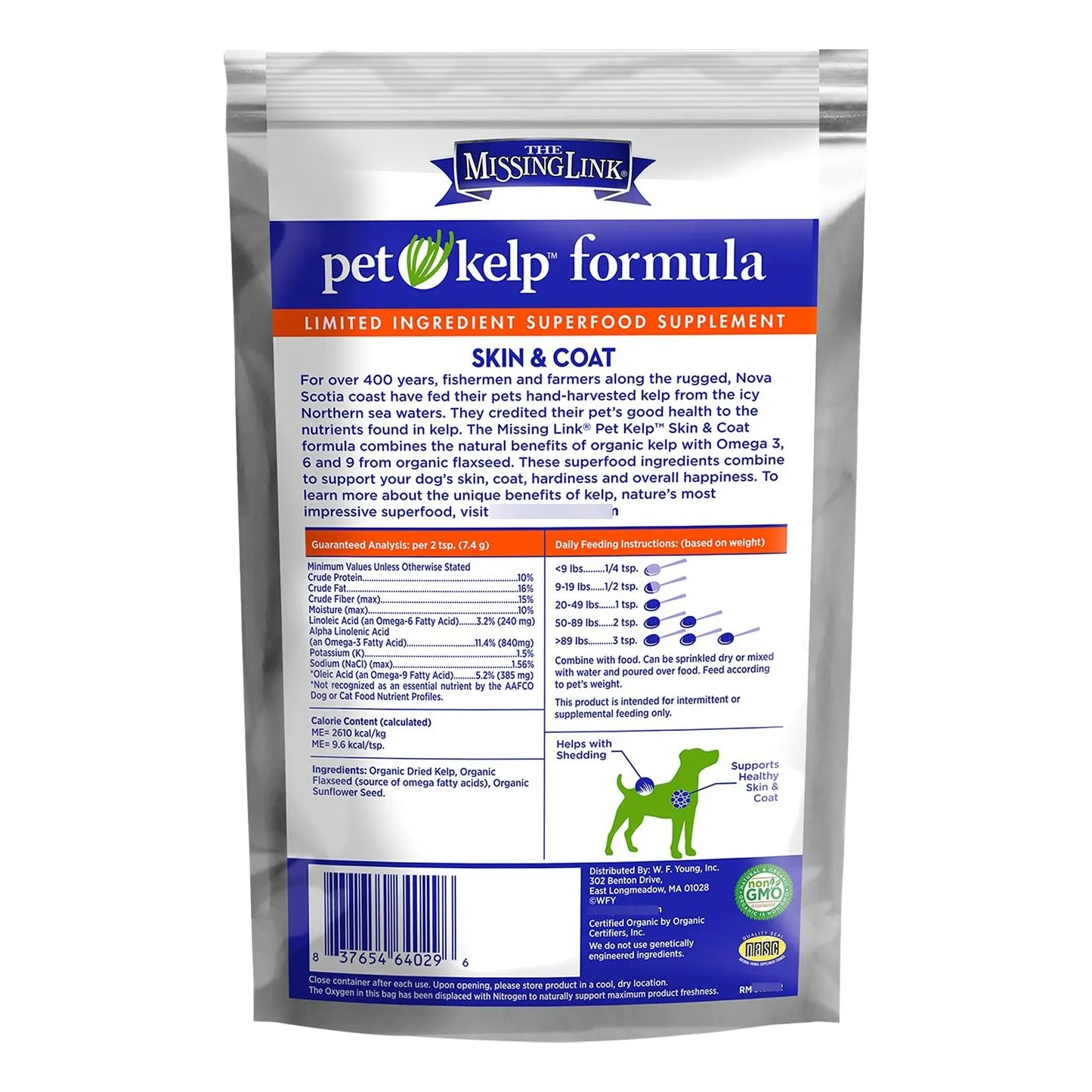 Fórmula De Algas Marinas Nutritiva Para Perros Salud Y Energía